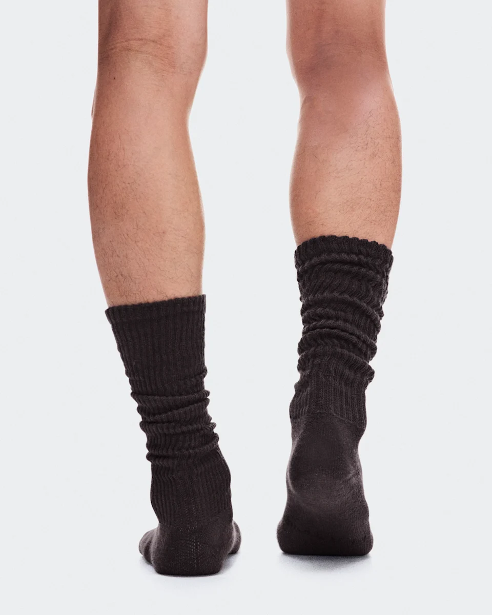 On Slouchy Socks FKA Espresso 