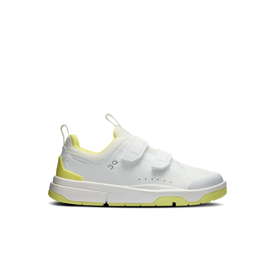 On THE ROGER Kids White & Limelight 
