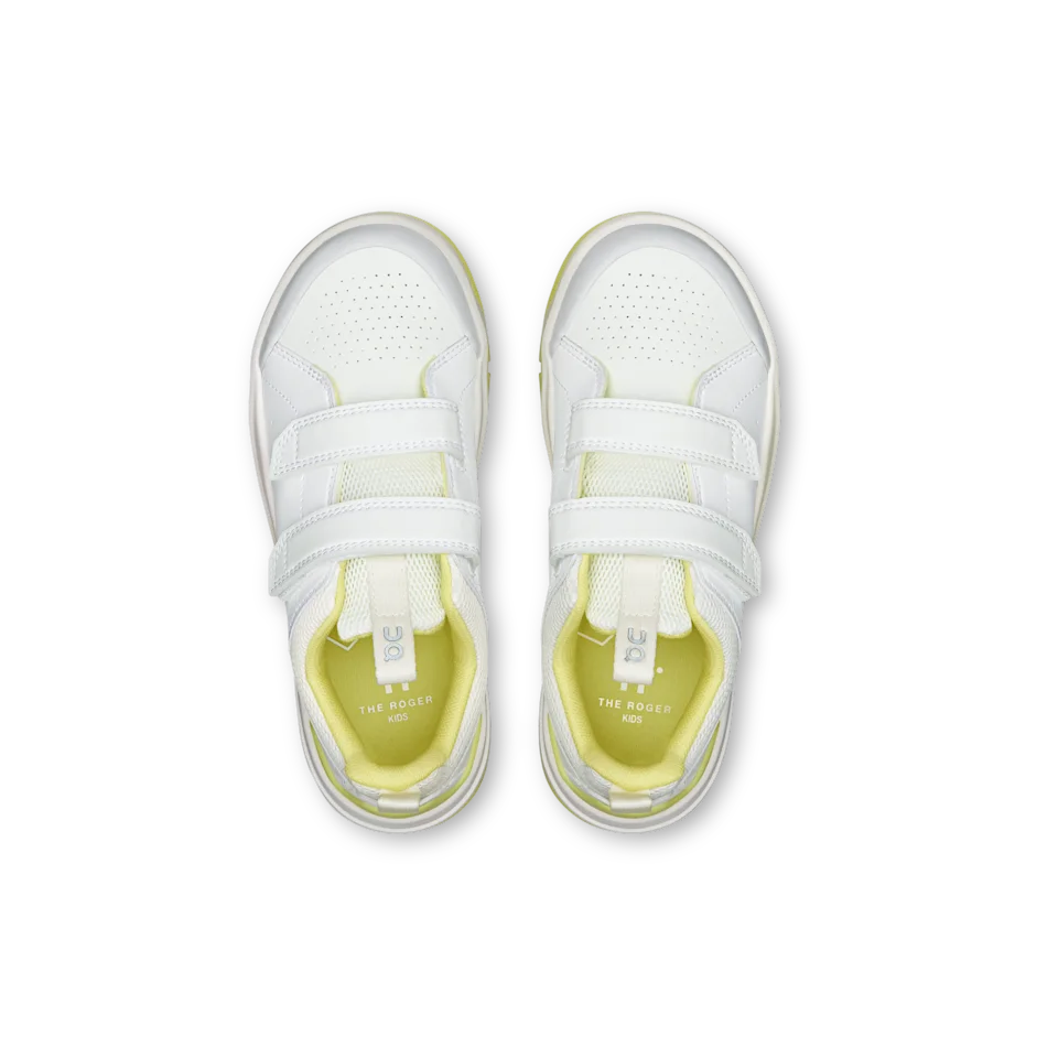 On THE ROGER Kids White & Limelight 