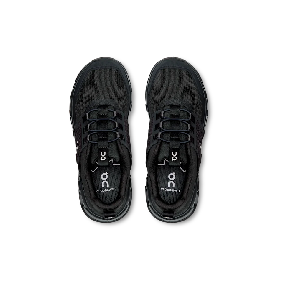 On Cloudswift Kids All Black 