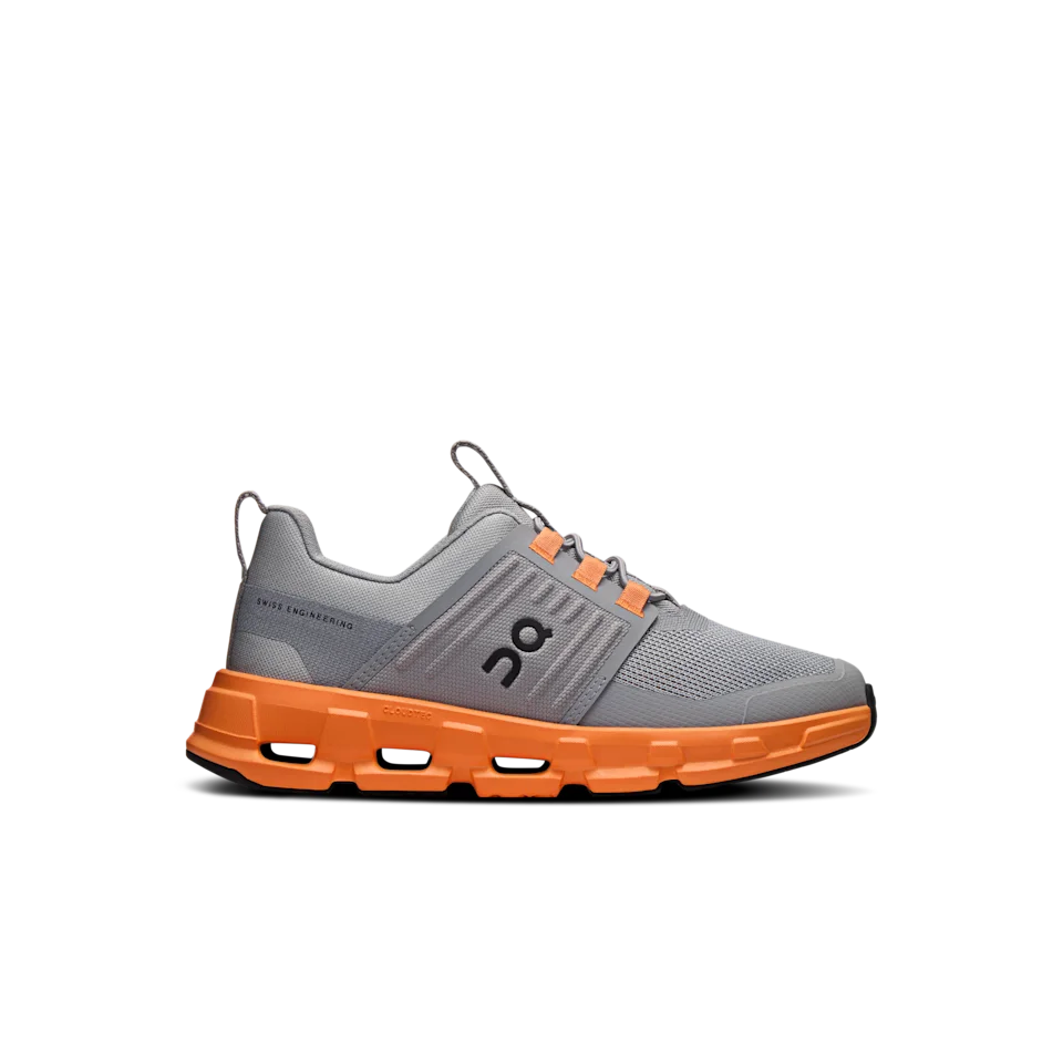 On Cloudswift Kids Alloy & Tangerine 