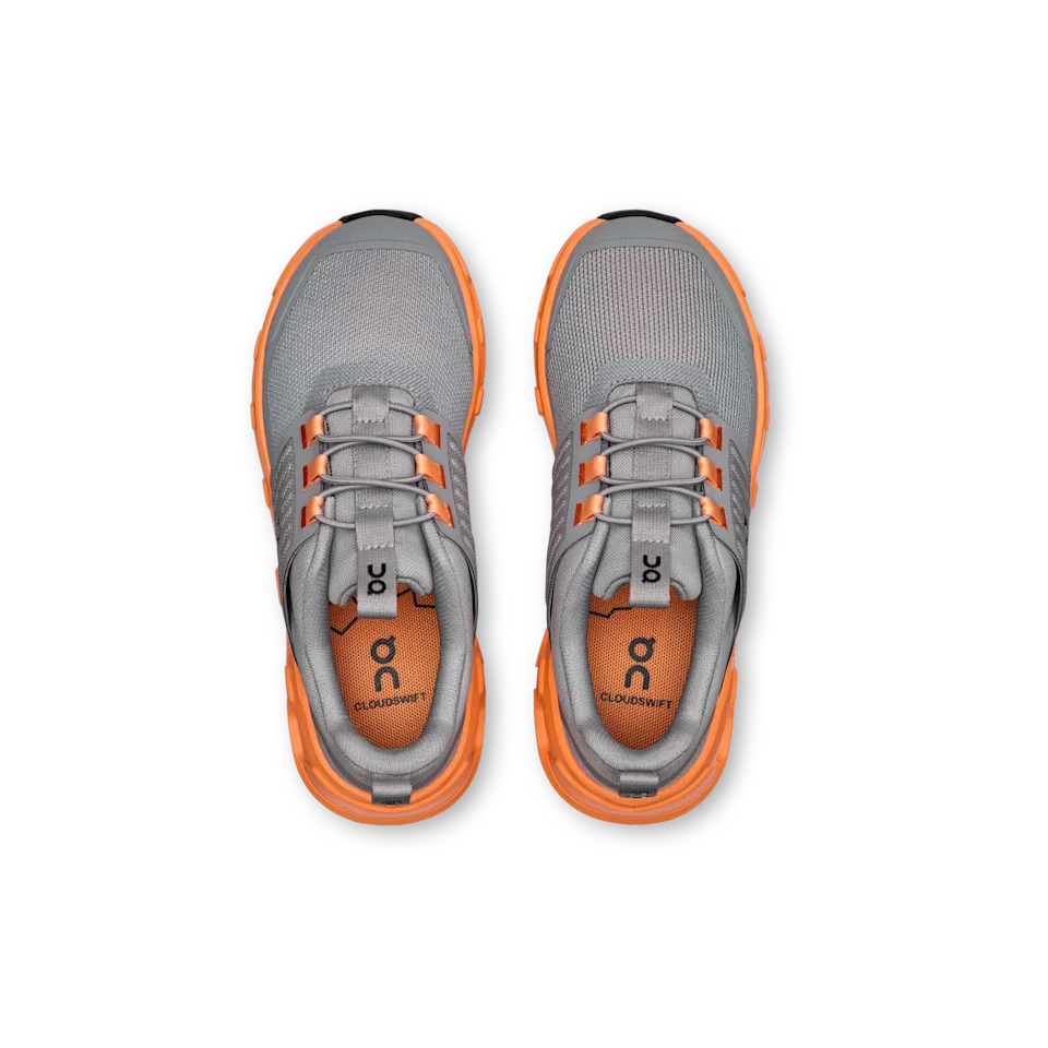 On Cloudswift Kids Alloy & Tangerine 