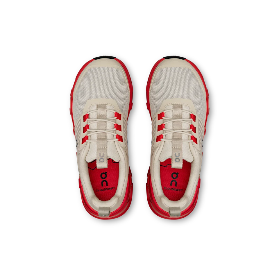 On Cloudswift Kids Desert & Red 