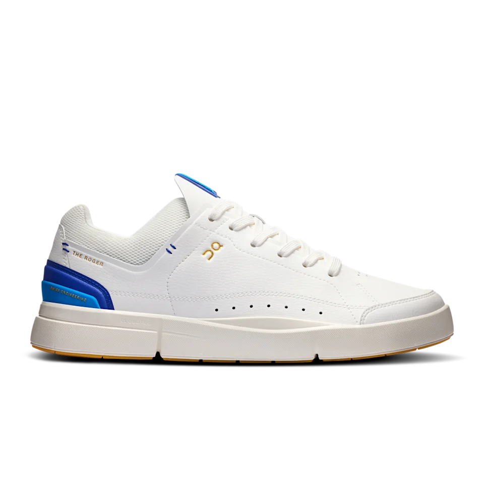 On THE ROGER Centre Court White & Malibu Masculino – Uso diário, inspirado no esporte de tênis