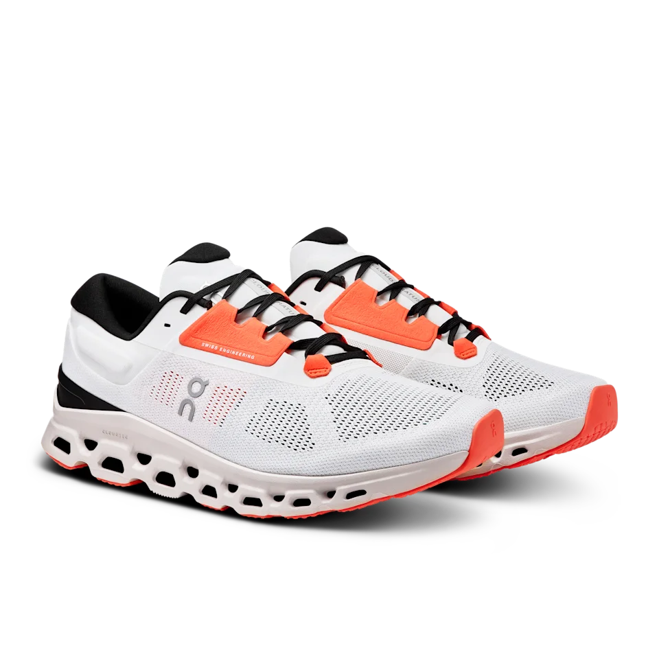 On Cloudstratus 3 White & Sand Masculino