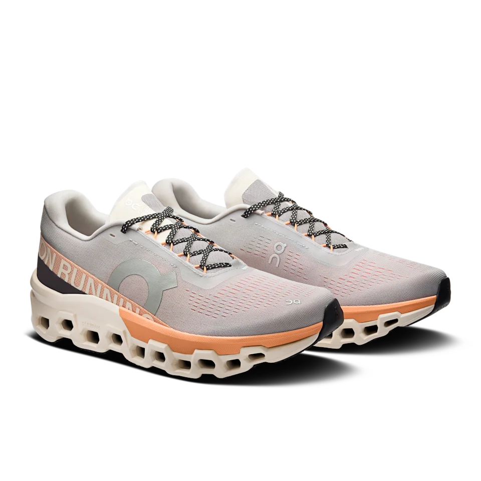 On Cloudmonster 2 Glacier & Tangerine Masculino