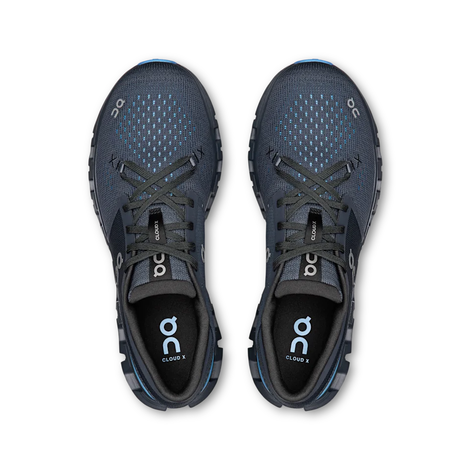 On Cloud X 4 Navy & Gourami Masculino
