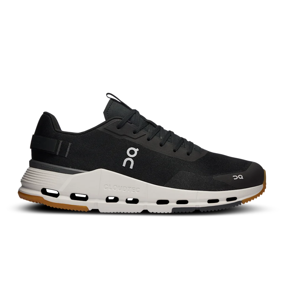 On Cloudnova Form 2 Black & Ivory Masculino – Uso diário, Exploração urbana, Lifestyle