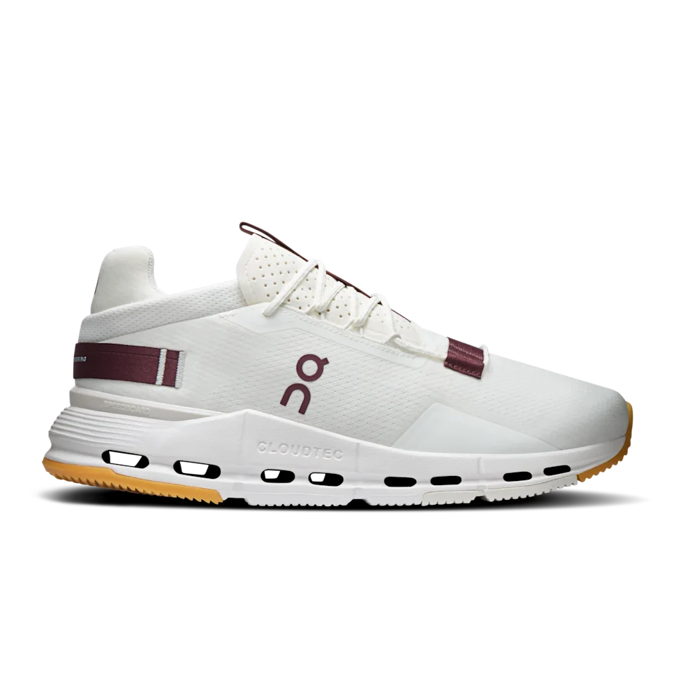 On Cloudnova 2 Ivory & Maroon Masculino