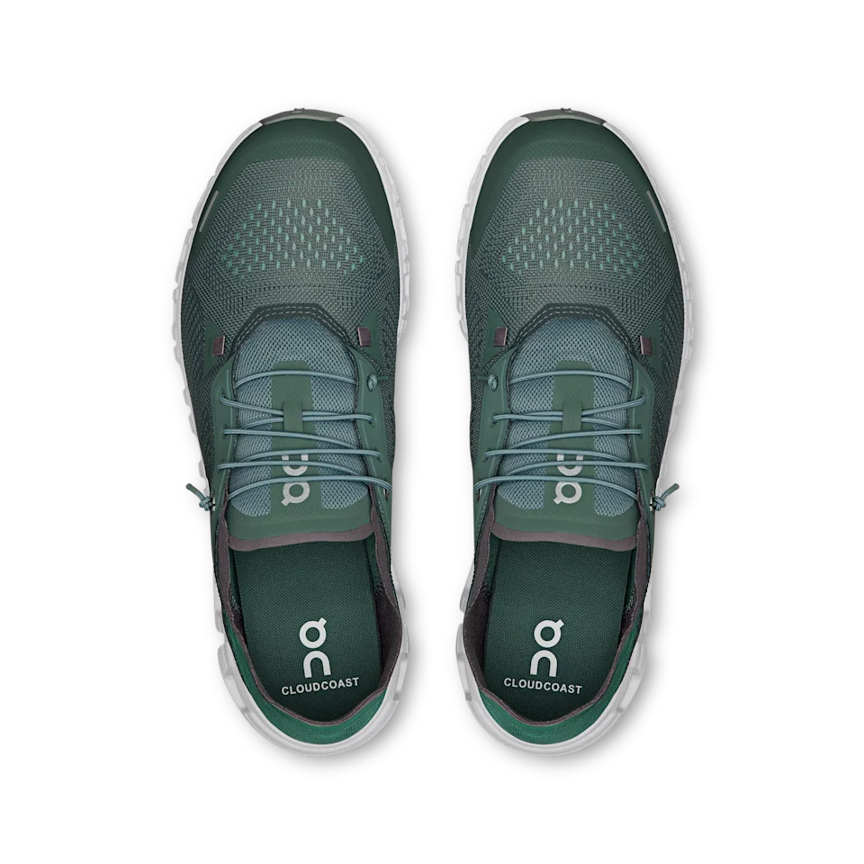 On Cloud 6 Coast Olive & White Masculino