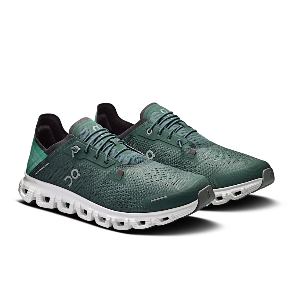 On Cloud 6 Coast Olive & White Masculino