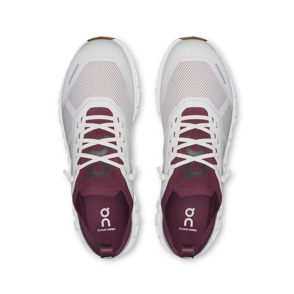 On Cloud 6 Versa Silver & Maroon Masculino