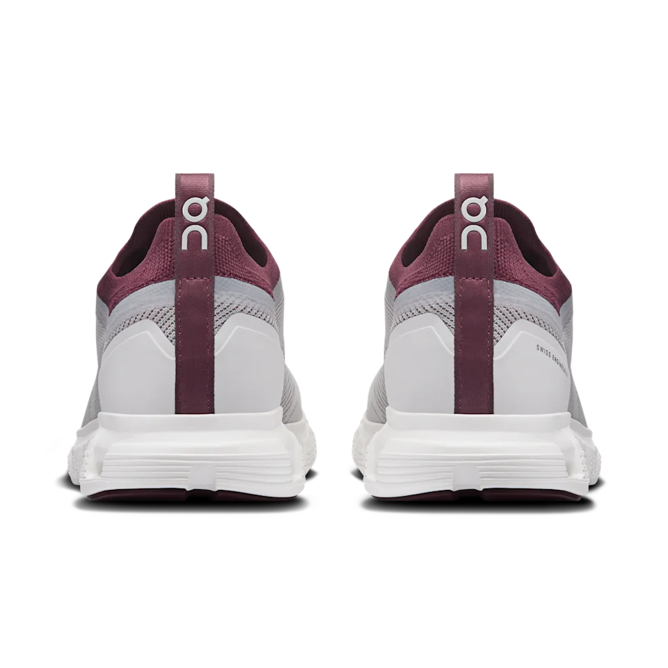 On Cloud 6 Versa Silver & Maroon Masculino