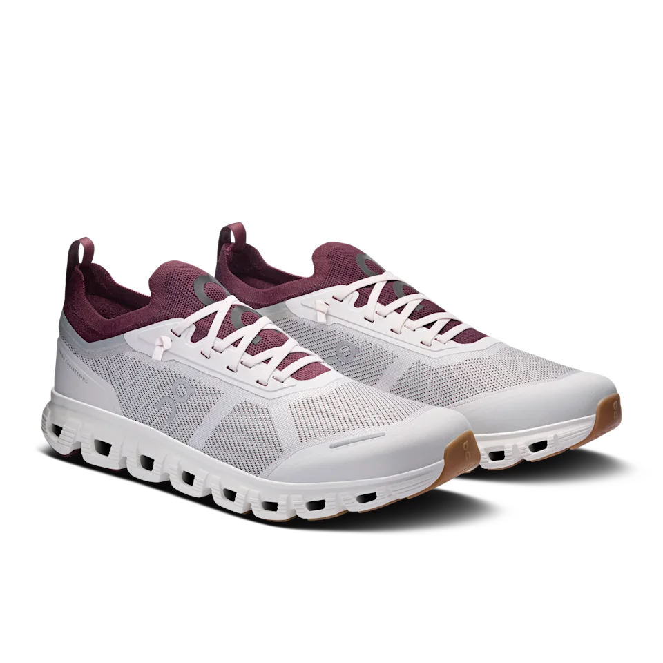 On Cloud 6 Versa Silver & Maroon Masculino