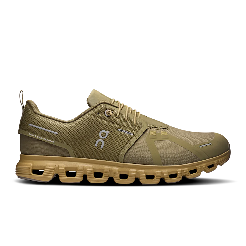 On Cloud 6 Waterproof Olive & Safari Masculino