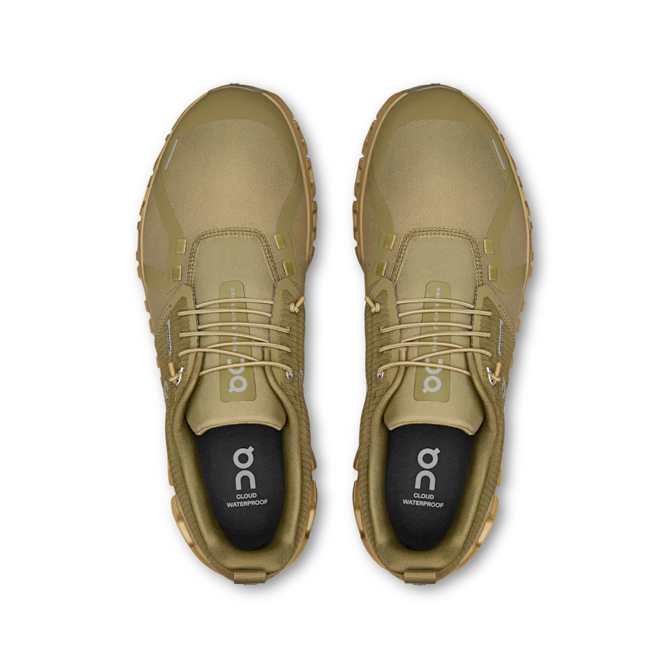 On Cloud 6 Waterproof Olive & Safari Masculino