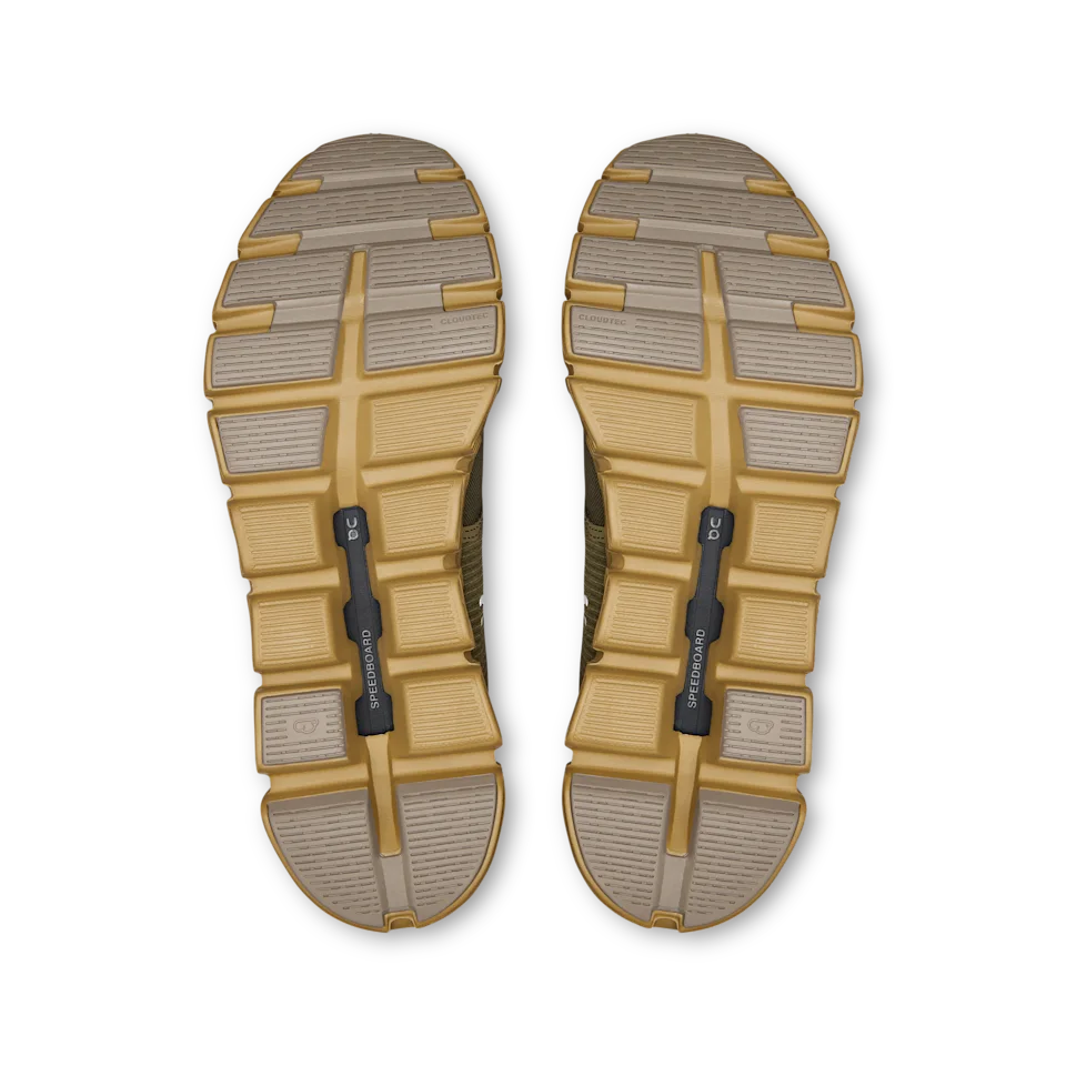 On Cloud 6 Waterproof Olive & Safari Masculino