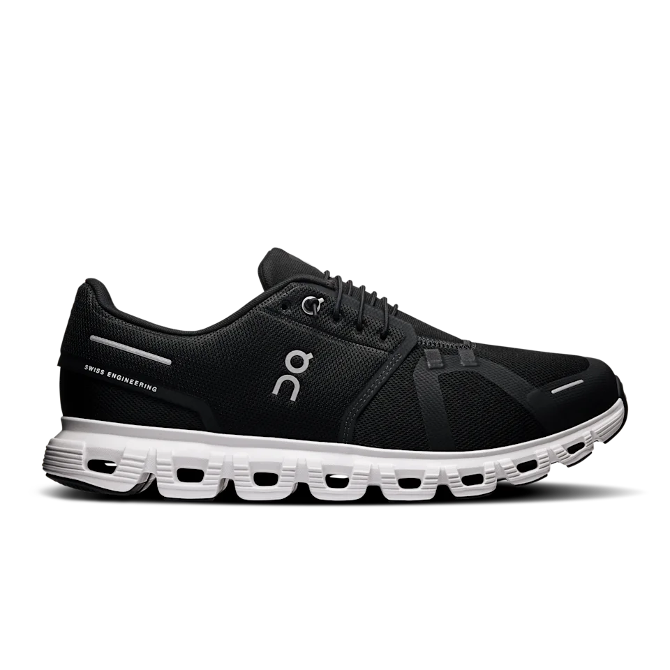 On Cloud 6 Black & White Masculino