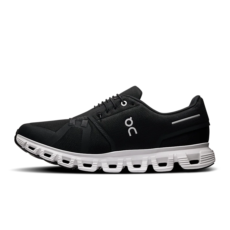 On Cloud 6 Black & White Masculino