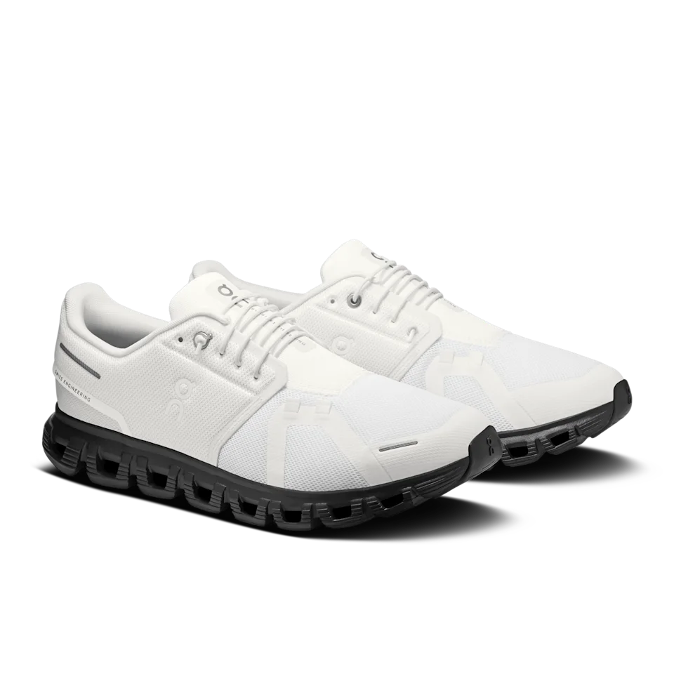 On Cloud 6 White & Black Masculino