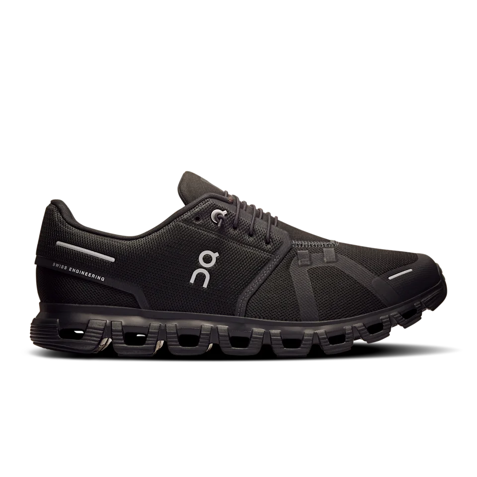 On Cloud 6 Black & Black Masculino – Uso diário, CloudTec®