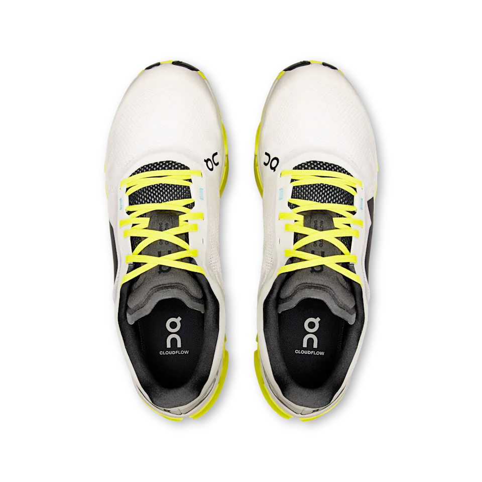 On Cloudflow 5 White & Lime Masculino