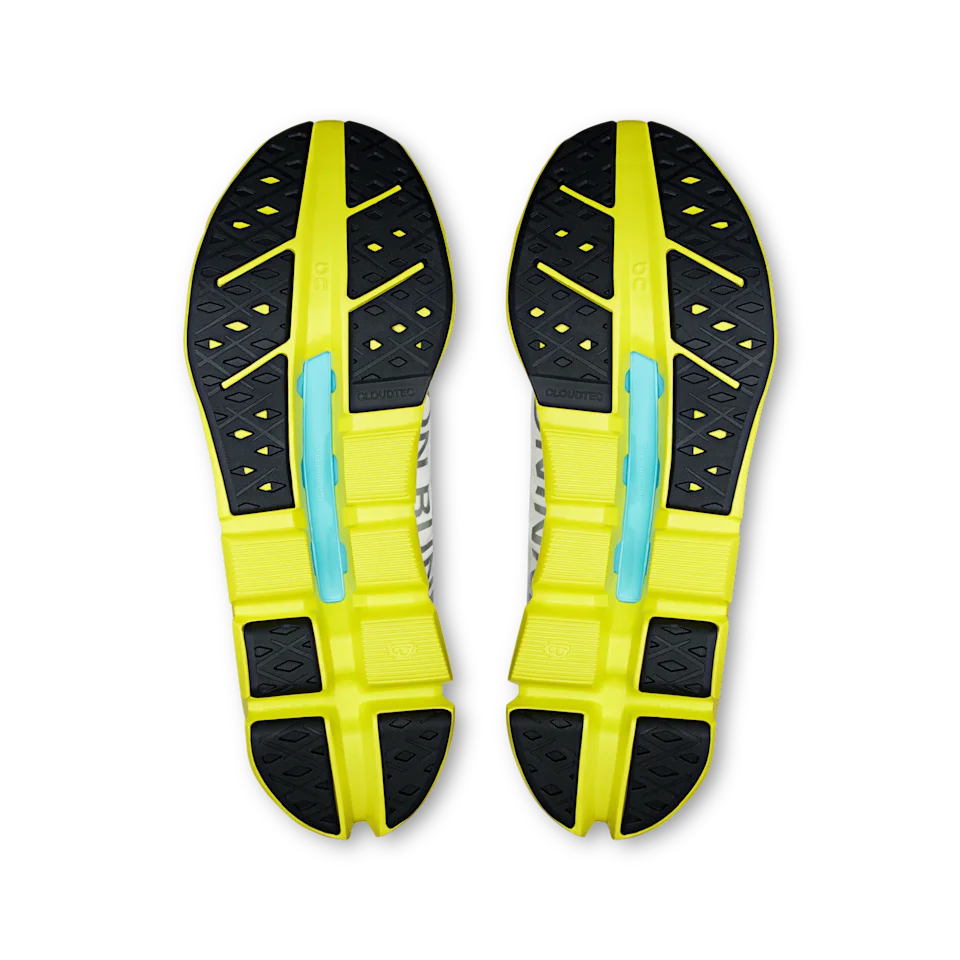 On Cloudflow 5 White & Lime Masculino