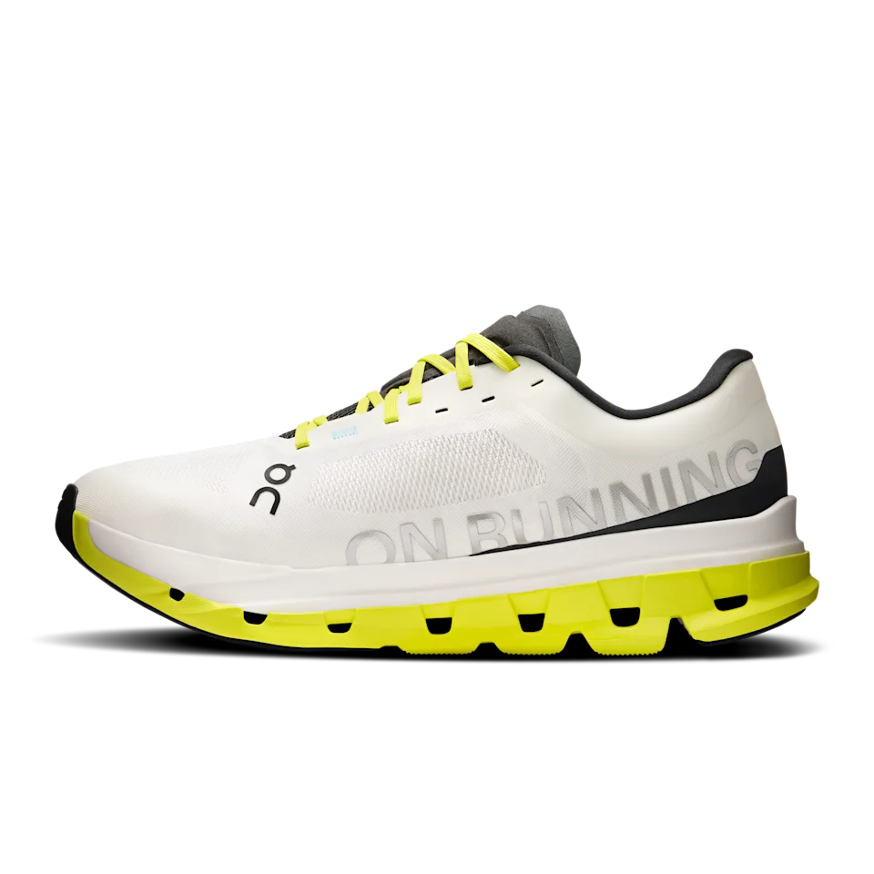 On Cloudflow 5 White & Lime Masculino