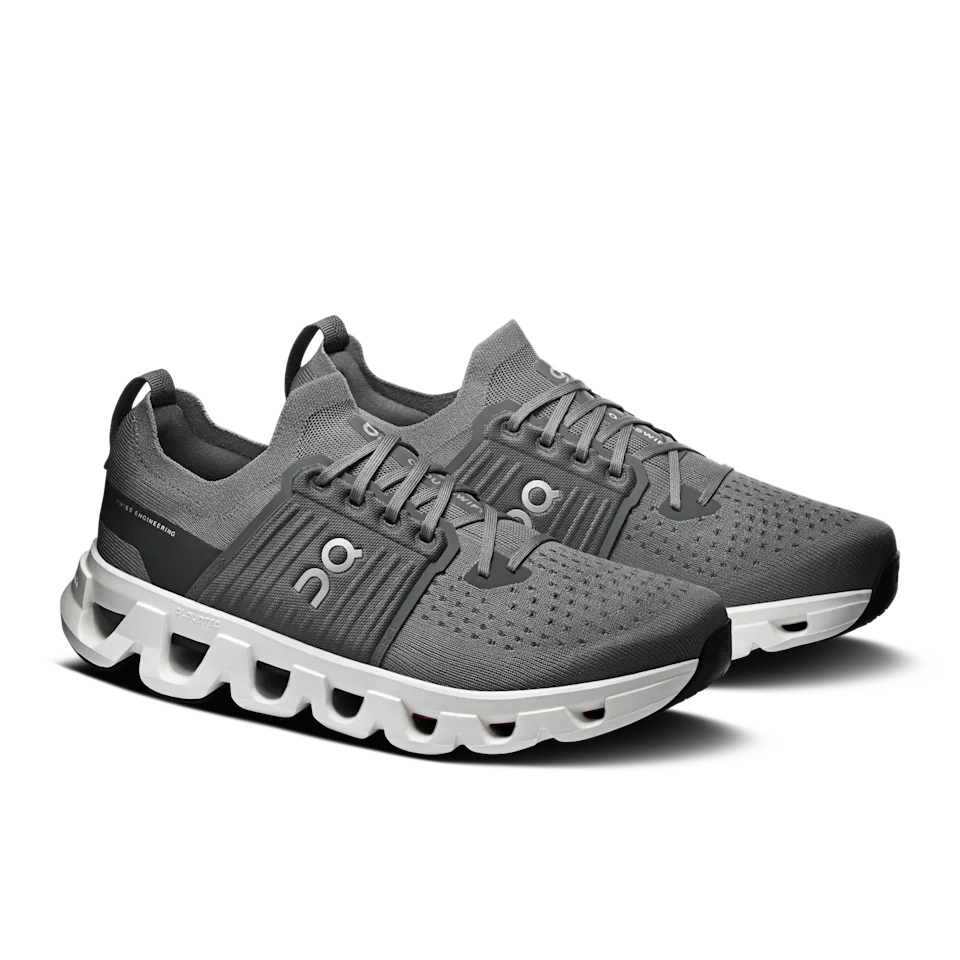 On Cloudswift 4 Rock & White Masculino