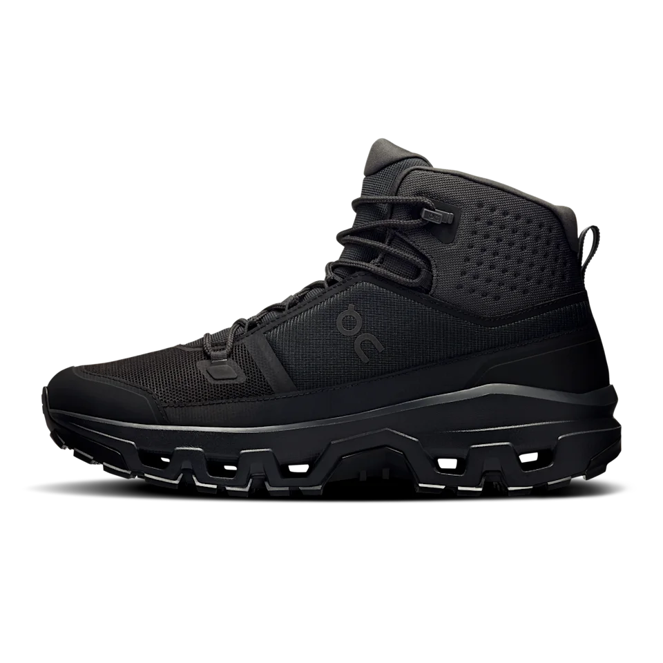 On Cloudrock Mid Waterproof Black & Black Masculino