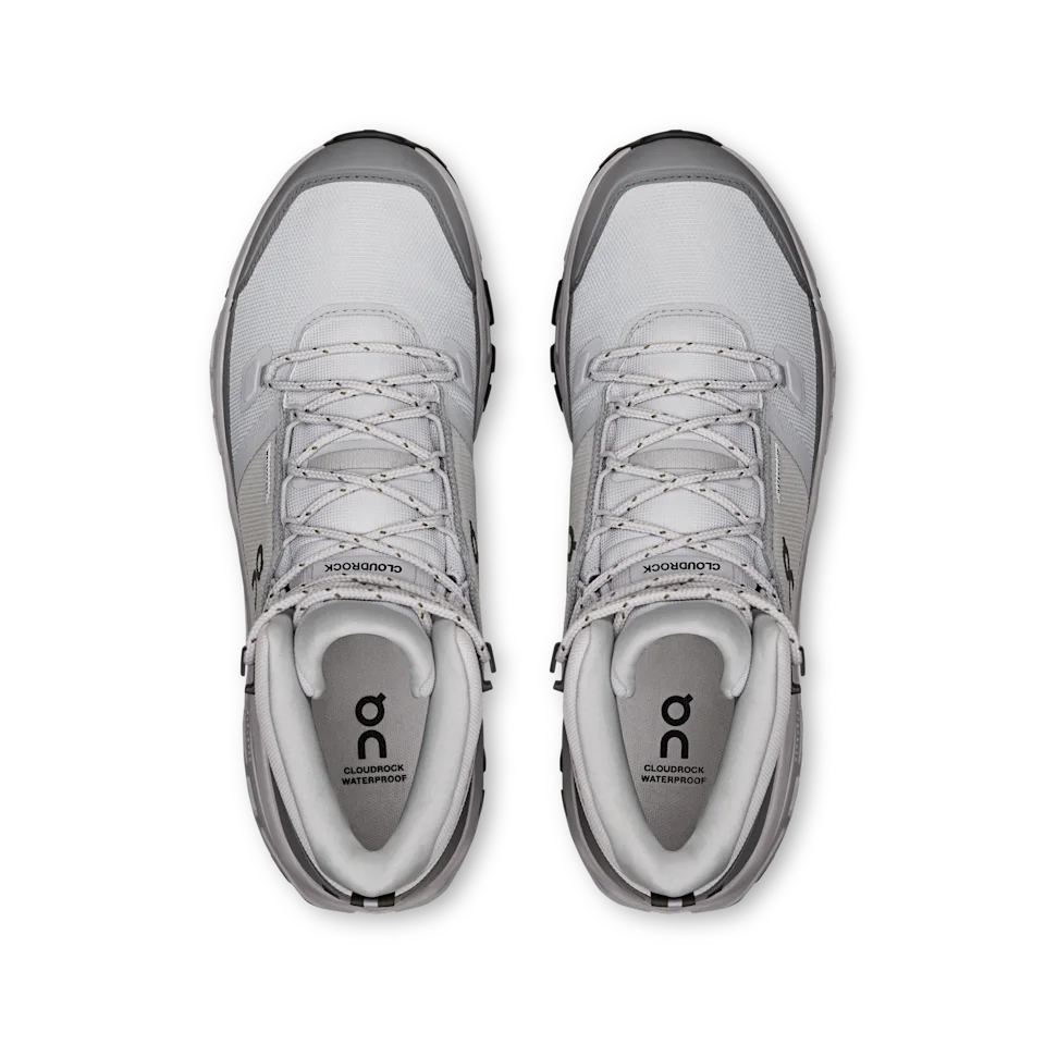 On Cloudrock Mid Waterproof Glacier & Alloy Masculino