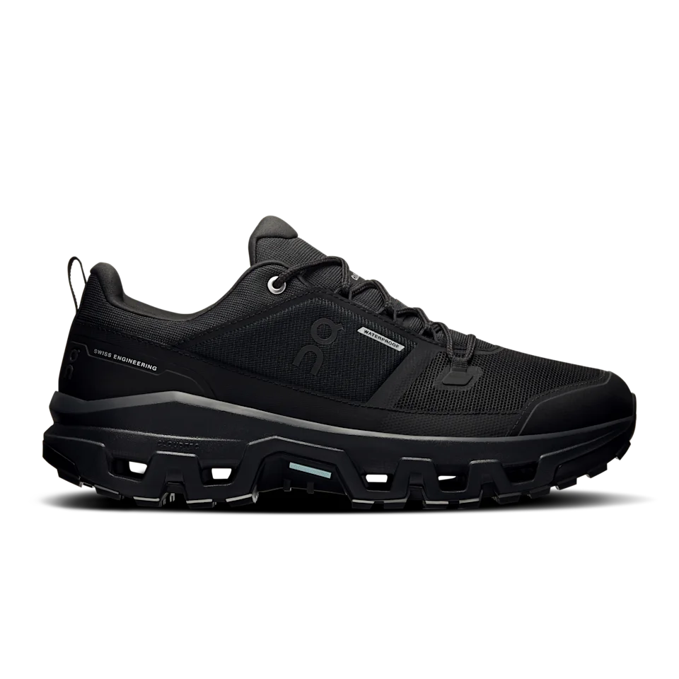 On Cloudrock Low Waterproof Black & Black Masculino
