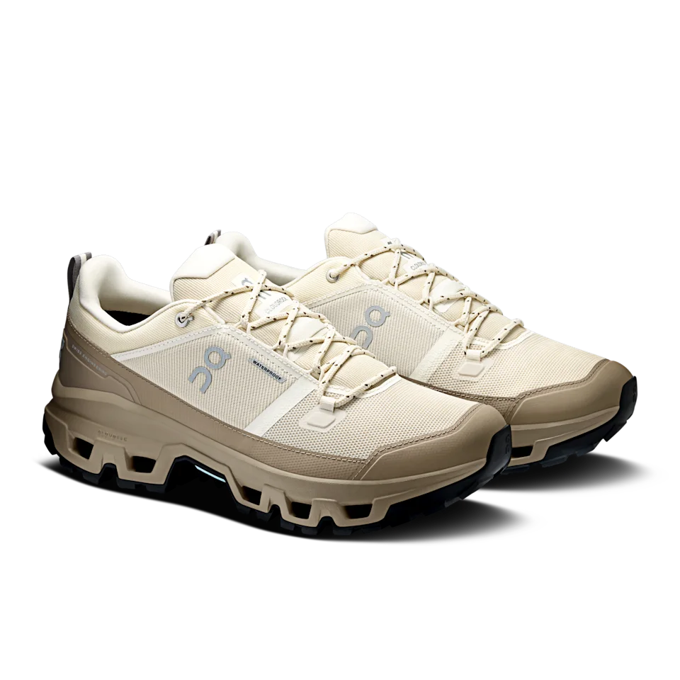On Cloudrock Low Waterproof Grain & Soba Masculino