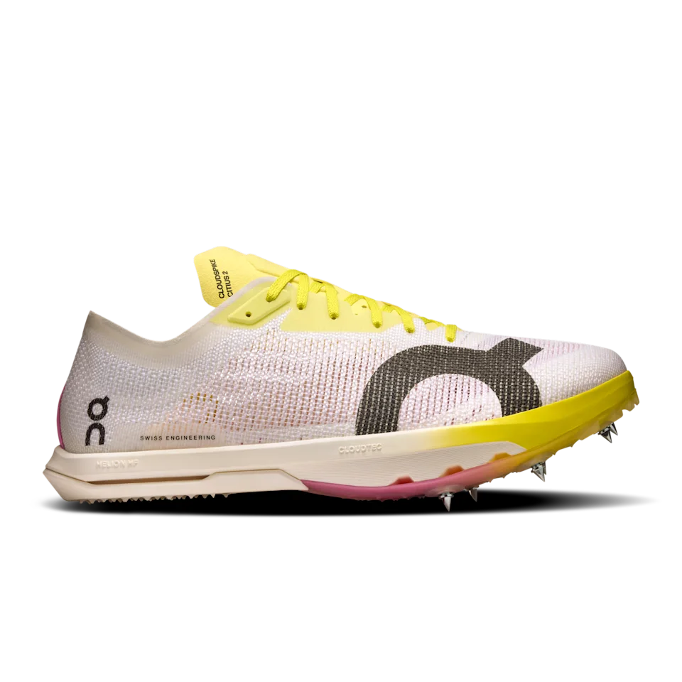 On Cloudspike Citius 2 White & Raspberry Masculino