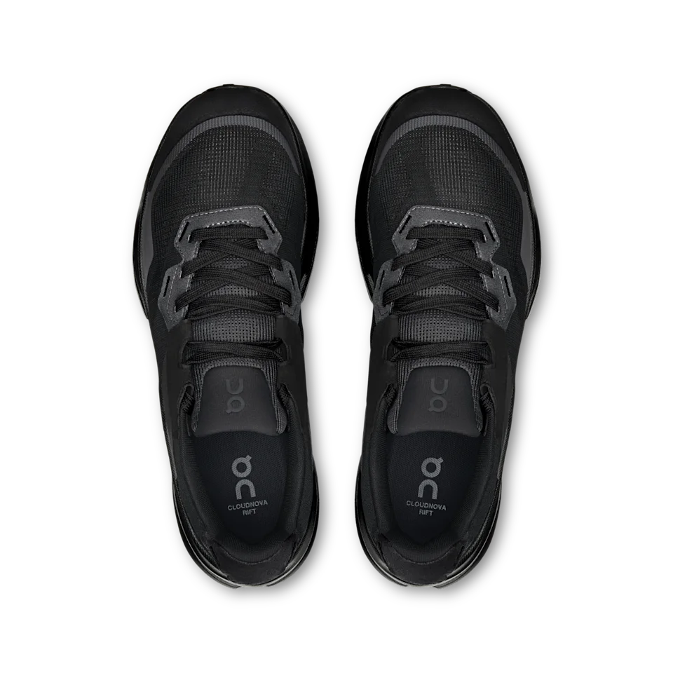 On Cloudnova Rift Black & Black Masculino