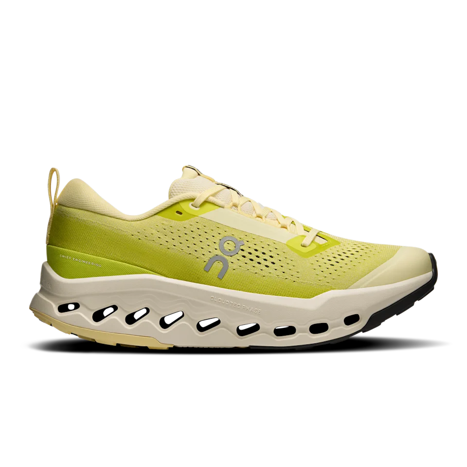 On Cloudsurfer Trail 2 Ivory & Lime Masculino
