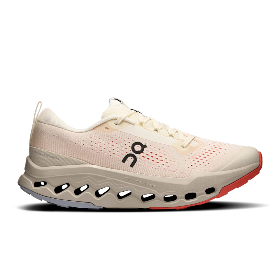 On Cloudsurfer Trail 2 Ivory & Ghost Masculino – Corrida de trilha, passadas suaves