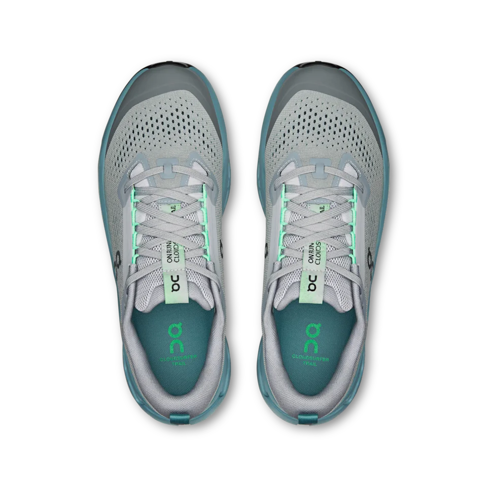 On Cloudsurfer Trail 2 Platinum & Tide Masculino