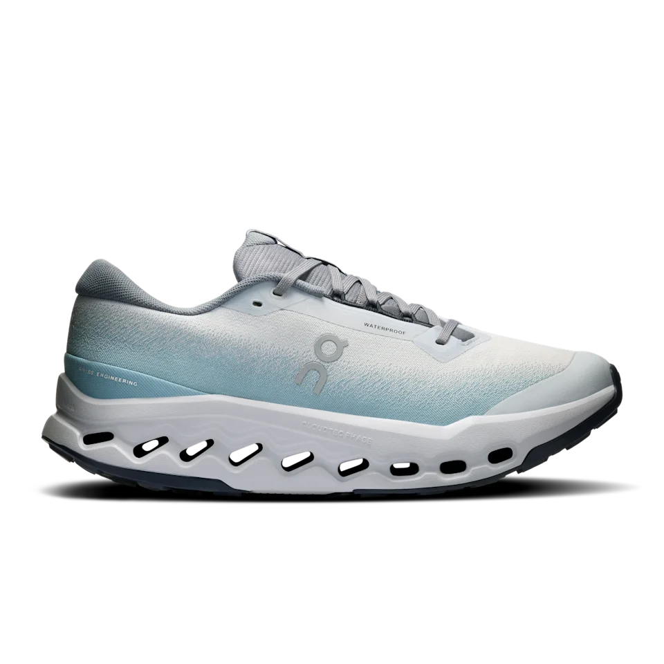 On Cloudsurfer Trail 2 Waterproof Glacier & Tide Masculino