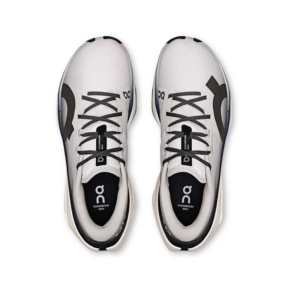 On Cloudboom Max White & Black Masculino