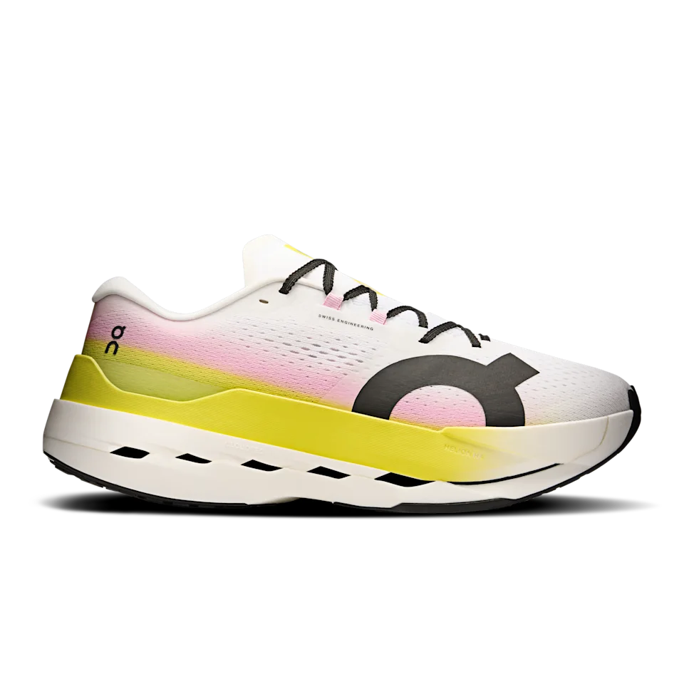On Cloudboom Max Lime & Raspberry Masculino – Maratonas, corridas rápidas