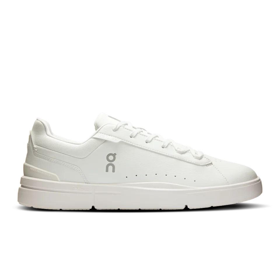On THE ROGER Advantage White & White Masculino – Uso diário, inspirado no esporte, clássico