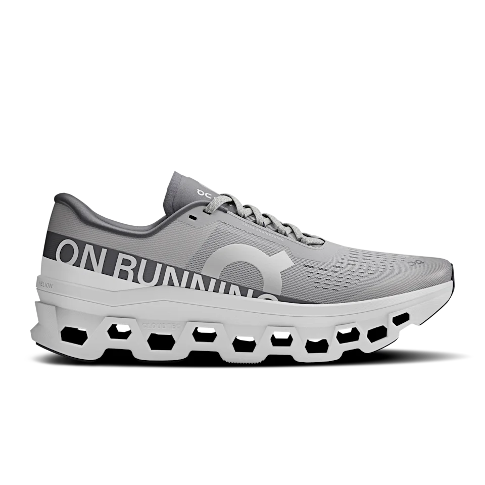 On Cloudmonster 1 White & Glacier Masculino