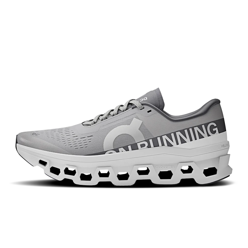 On Cloudmonster 1 White & Glacier Masculino