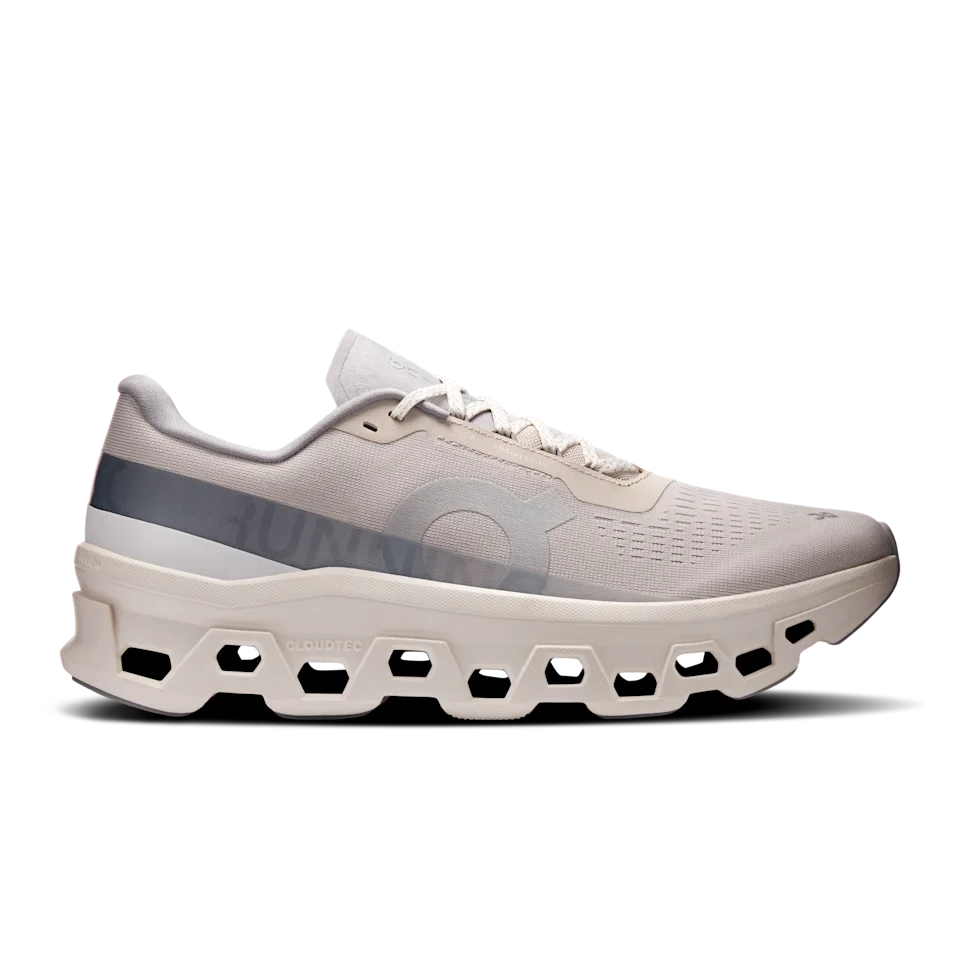 On Cloudmonster 1 Pearl & Ivory Masculino – Conforto o dia todo