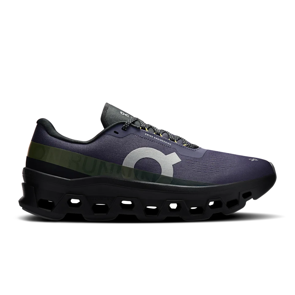 On Cloudmonster 1 Flint & Black Masculino