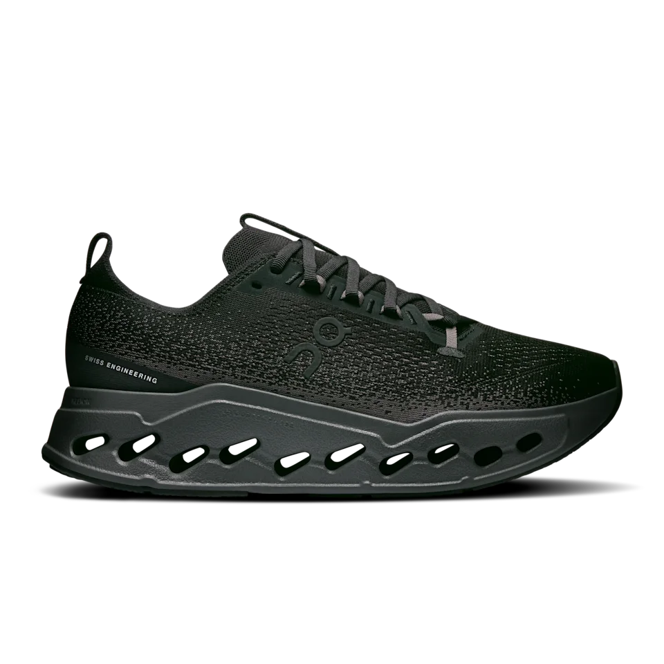 On Cloudsurfer Max Wide Black & Eclipse Masculino