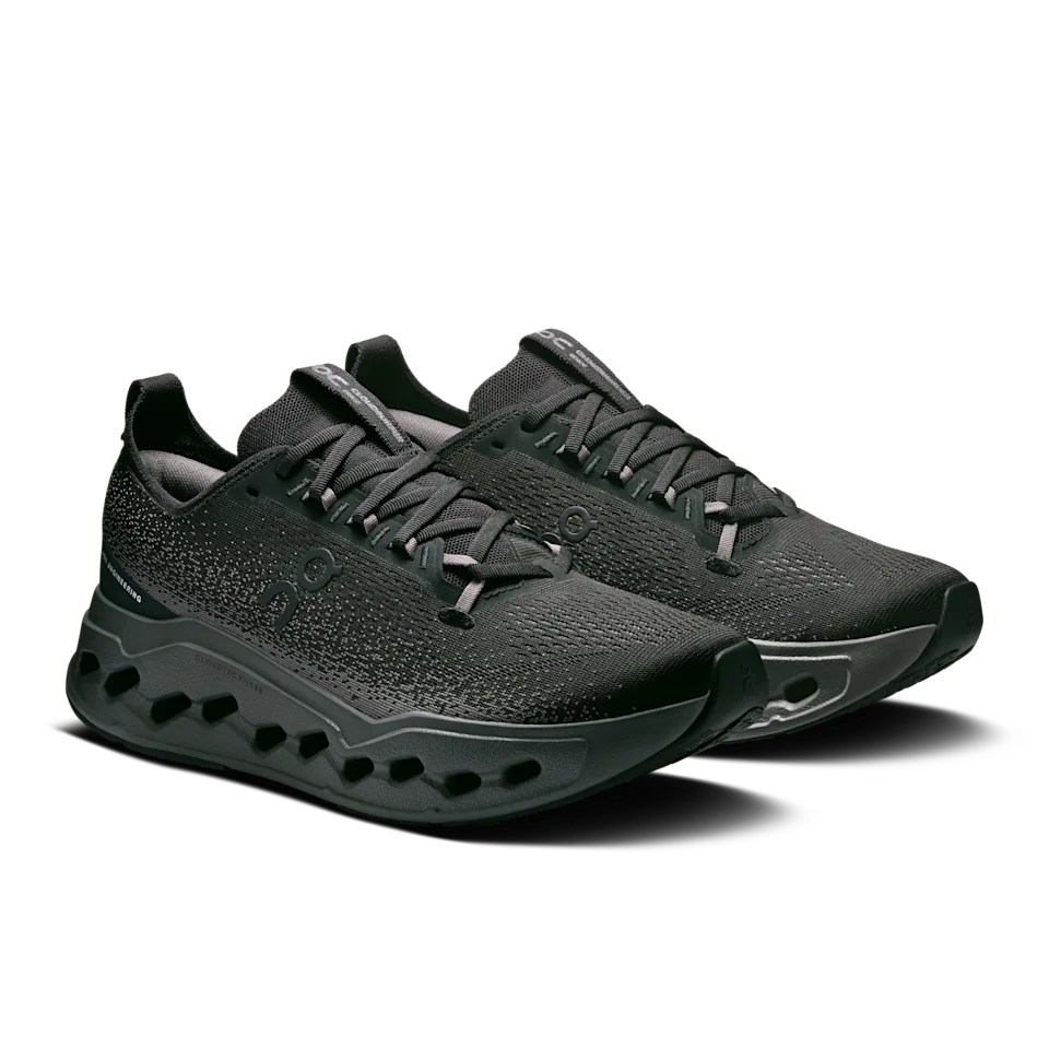 On Cloudsurfer Max Wide Black & Eclipse Masculino