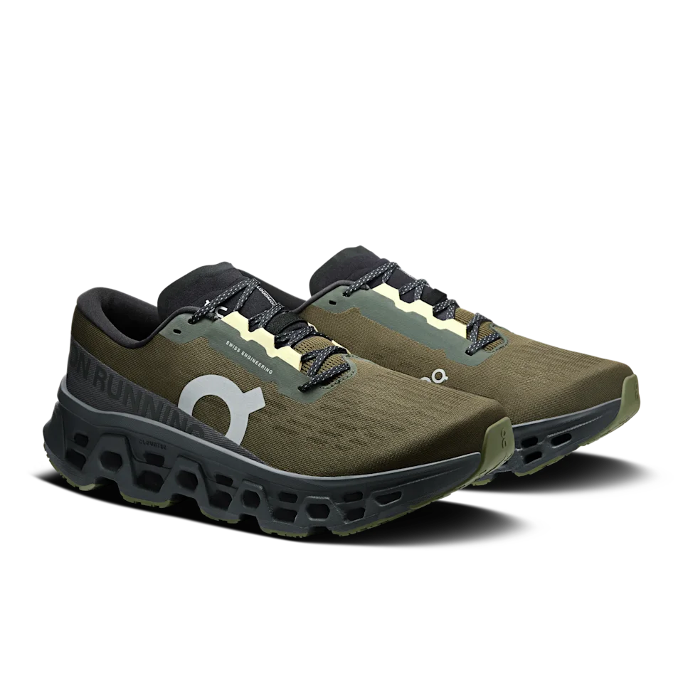 On Cloudmonster 3 Olive & Eclipse Masculino