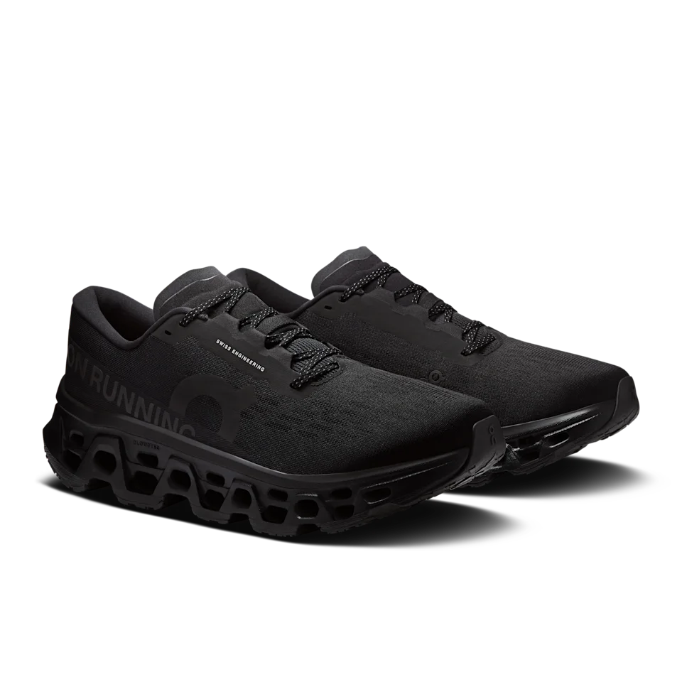 On Cloudmonster 3 Black & Black Masculino